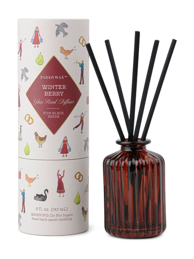 Next Paddywax Christmas 5fl oz147ml Ribbed Glass Diffuser- Buy online at McGrocer