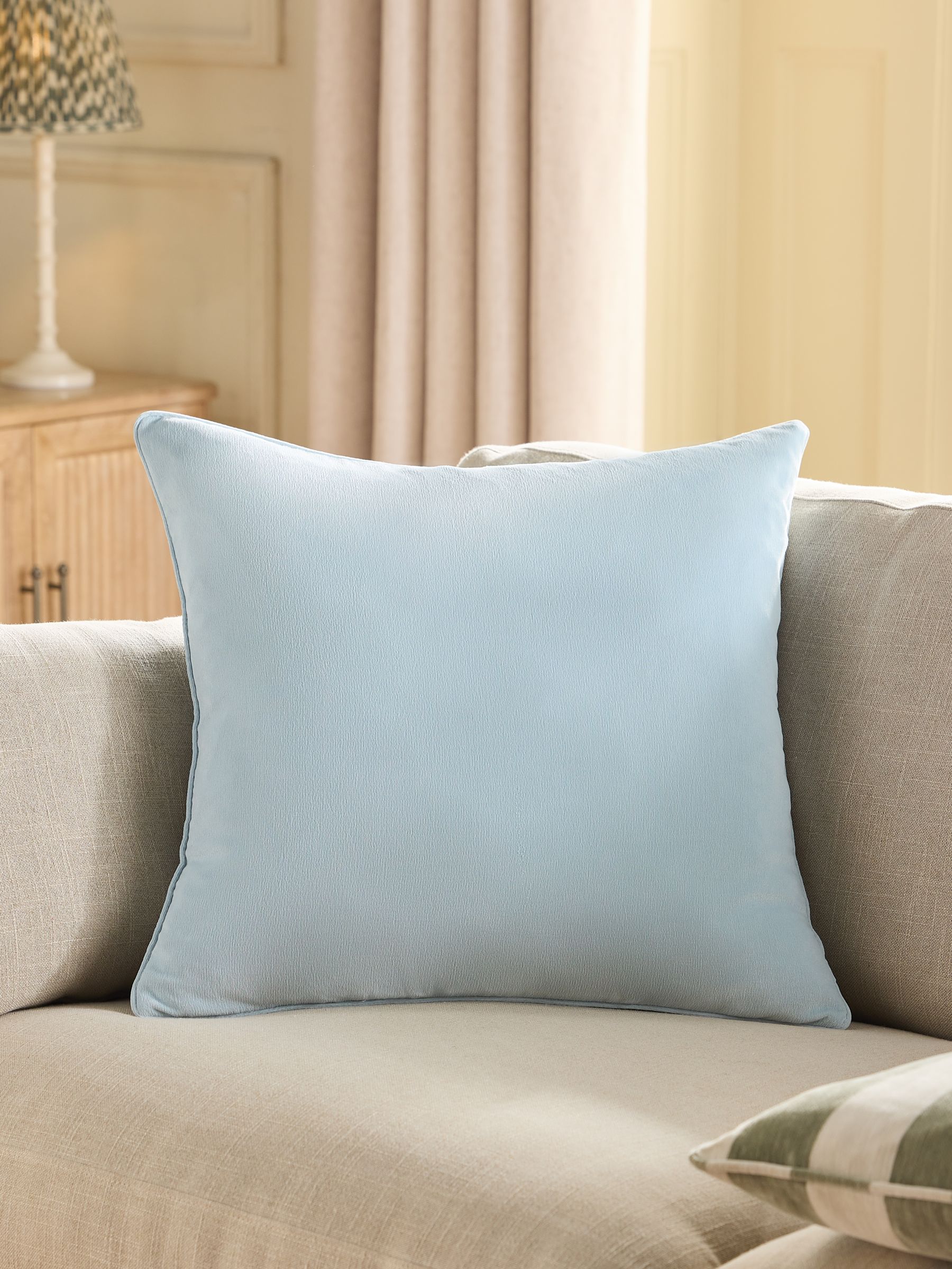 Burnt Orange 59 x 59cm Soft Velour Cushion