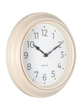 Present Time warm grey wall clock 30cm, imported from the UK