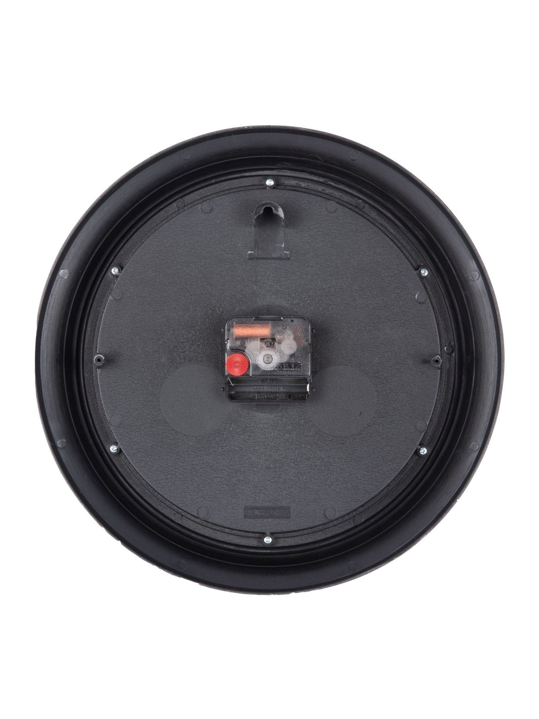 Present Time warm grey wall clock 30cm, imported from the UK