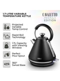 Tower black 1.7L Mirage kettle, imported from the UK