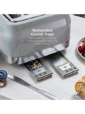 Swan Grey Retro 4 Slice Toaster (British brand)