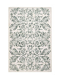 Hug Rug Green Vintage Scroll rug (British brand)