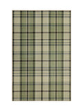 Hug Rug Green Isla Plaid rug, imported from the UK