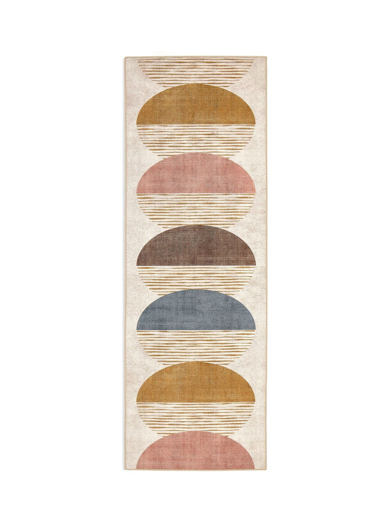 Hug Rug cream oval Eclipse runner 75x220cm (British brand)