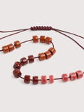 Seasalt Cornwall Red Braya Ceramic Bead Necklace