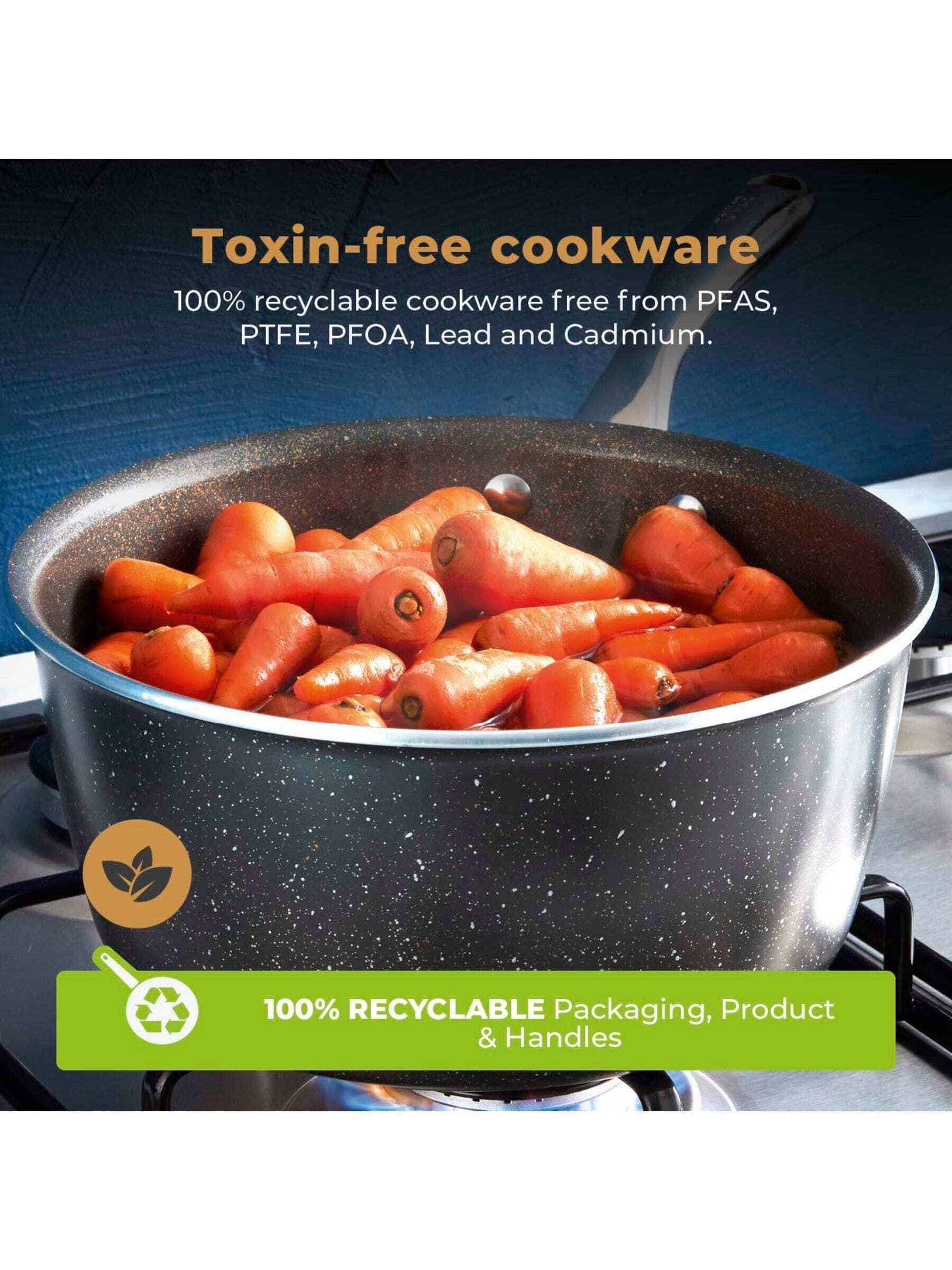 Tower Graphite Cerastone Pro 22cm saucepan (British brand)