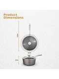 Tower Graphite Cerastone Pro 22cm saucepan (British brand)