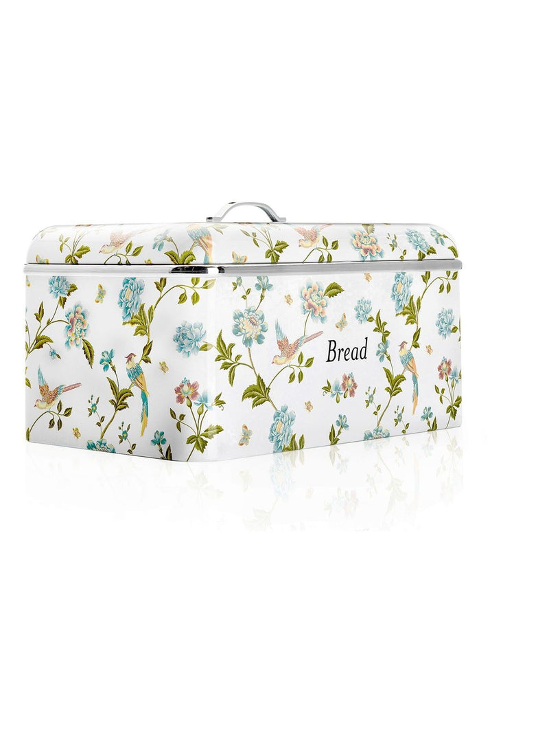 Laura Ashley Elveden White bread bin - British product