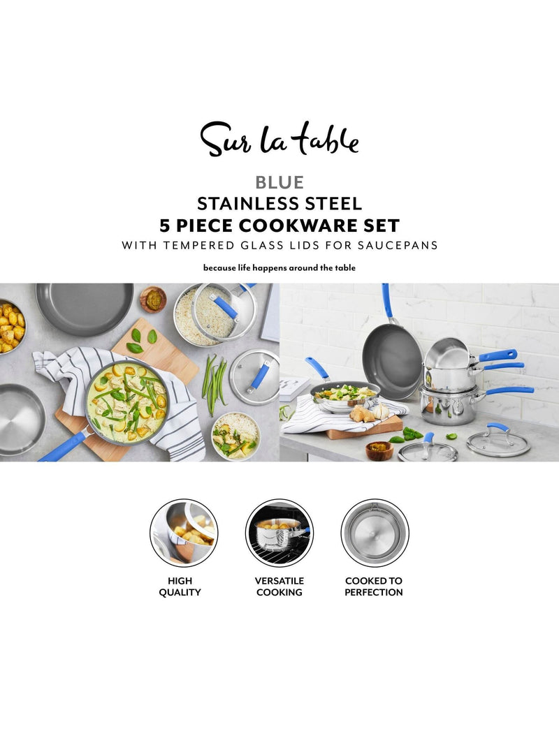 Sur La Table Orange Cookware 5 Piece Set (British brand)