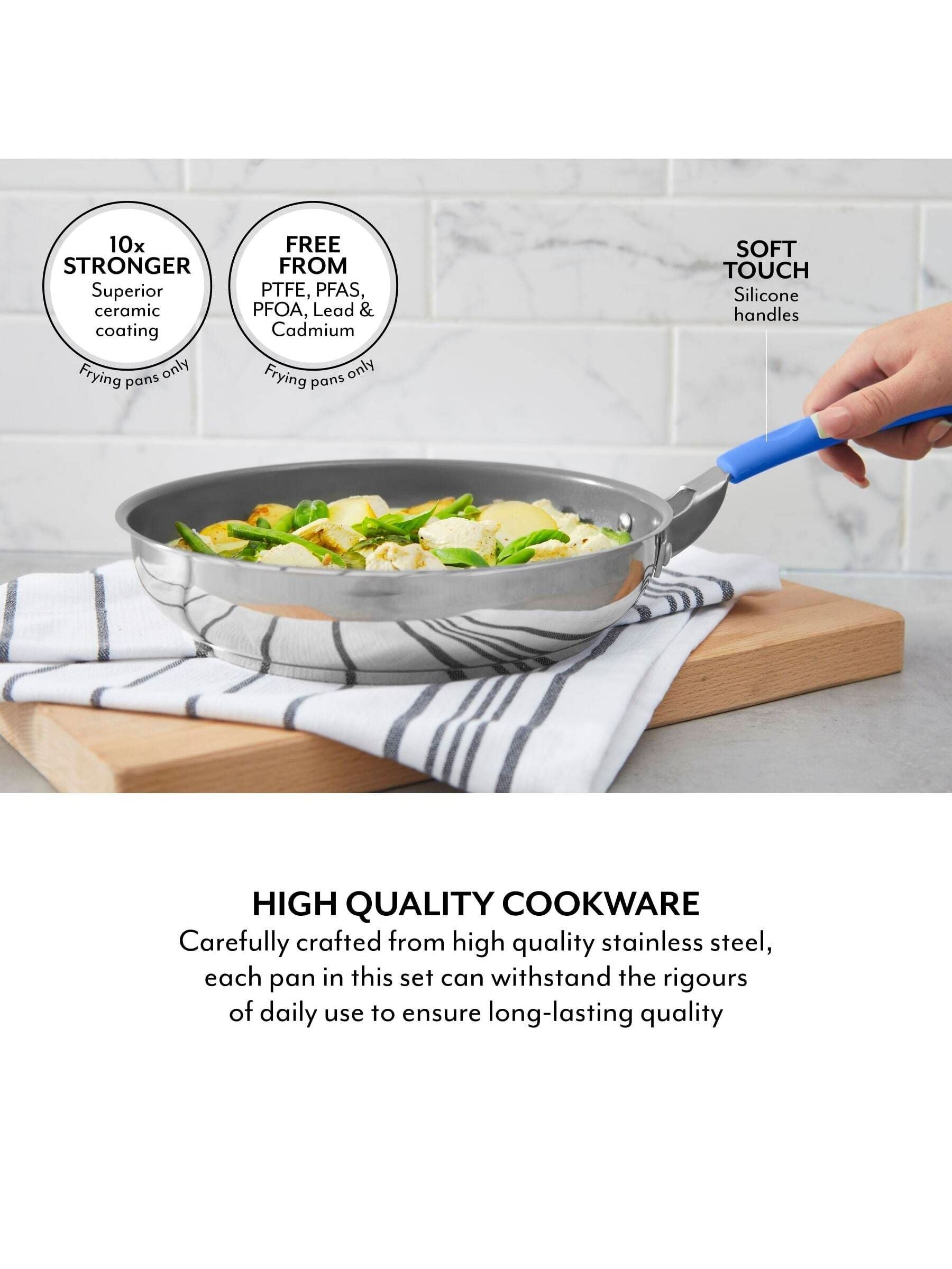 Sur La Table Orange Cookware 5 Piece Set (British brand)