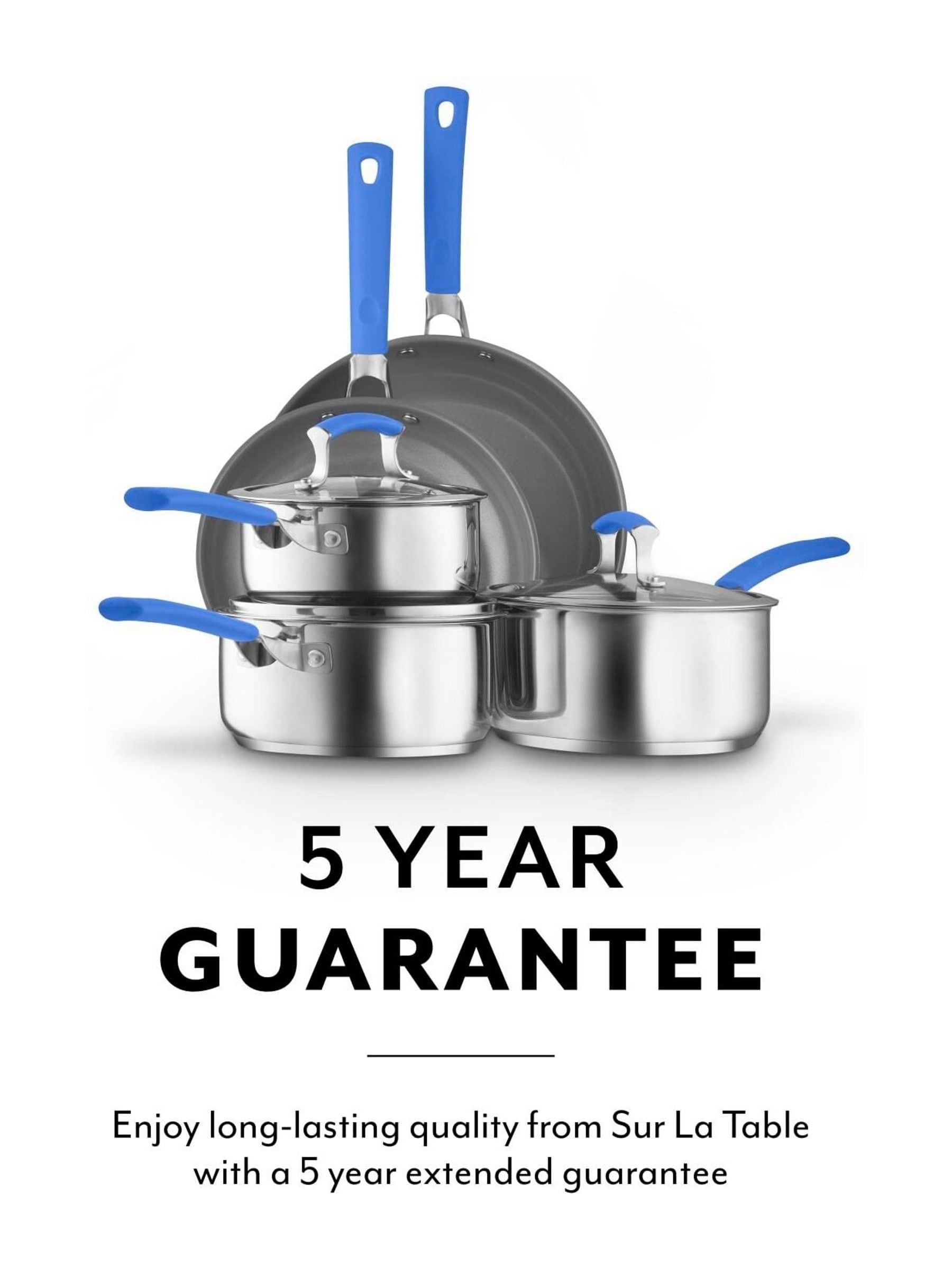 Sur La Table Orange Cookware 5 Piece Set (British brand)
