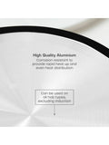 Swan Black Townhouse 3 Piece Saucepan Set