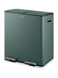 Tower Forest Green 40L Pedal Bin 2 x 20L