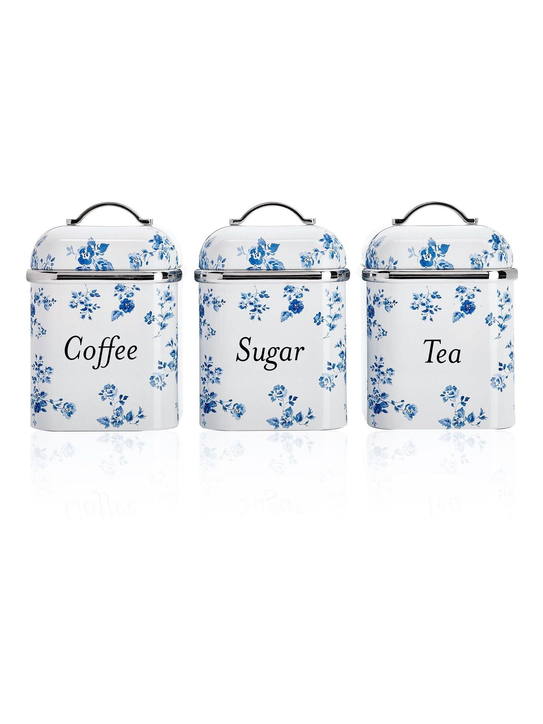 Laura Ashley China Rose canister set 3 piece - British product