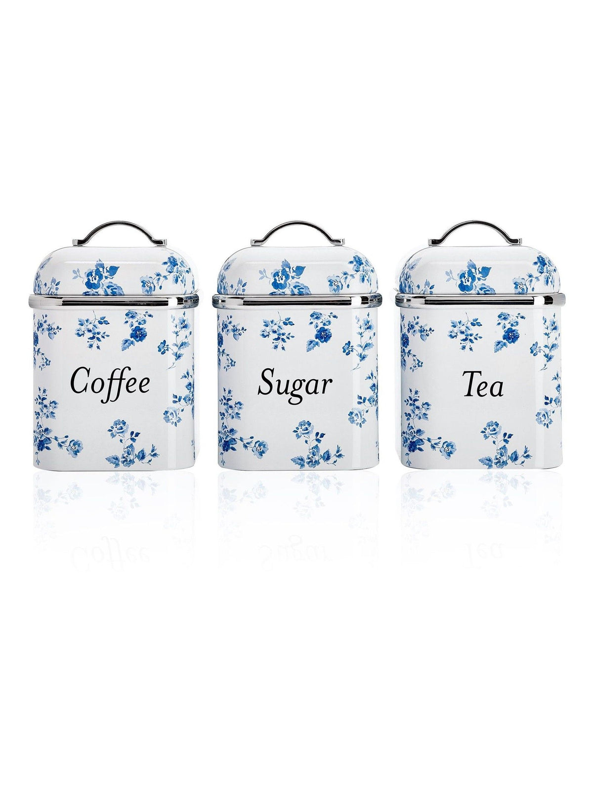Laura Ashley China Rose canister set 3 piece - British product