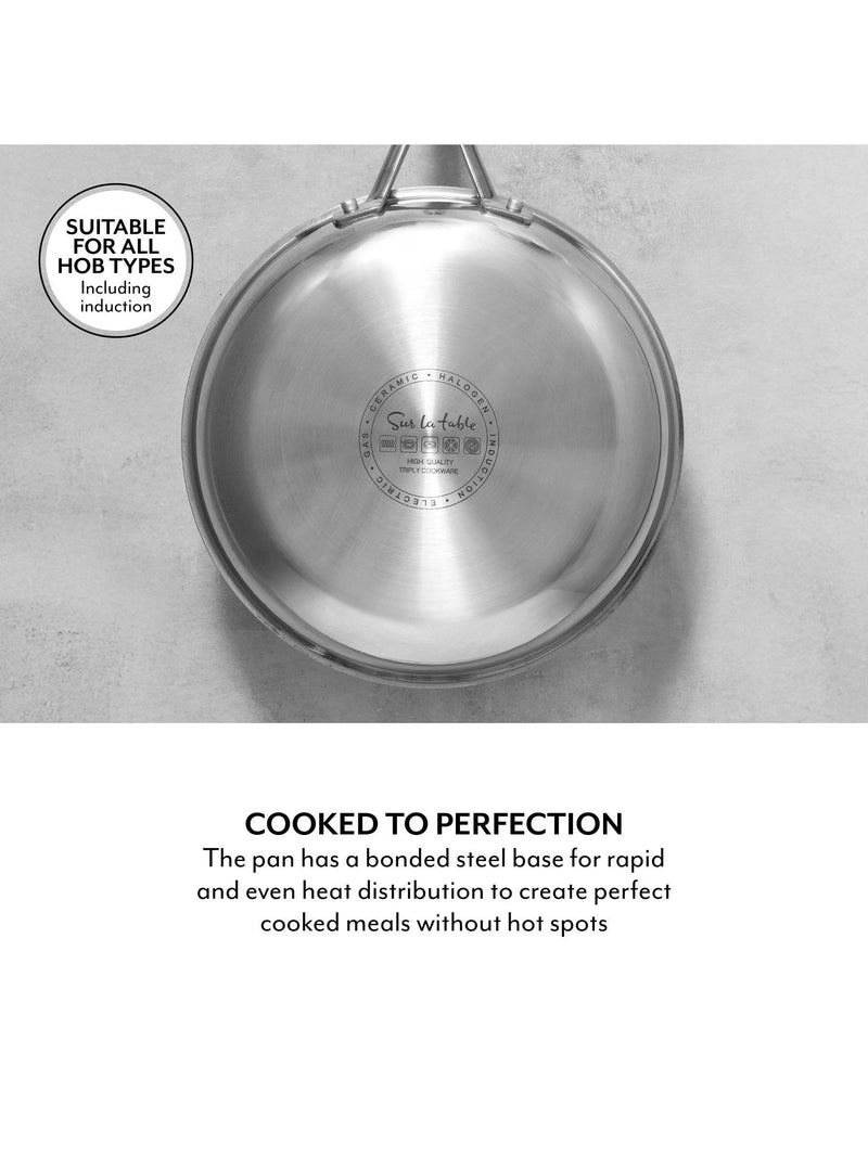 Sur La Table Stainless Steel TriPly 28cm frying pan (British brand)