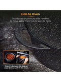 Tower Black 20cm Casserole Dish with Aluminium Lid