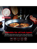 Tower 5 piece black cookware set (British brand)