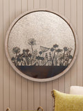 Voyage Maison Grey Fleure Et Faune Circle Antique Mirror 70cm (British brand)