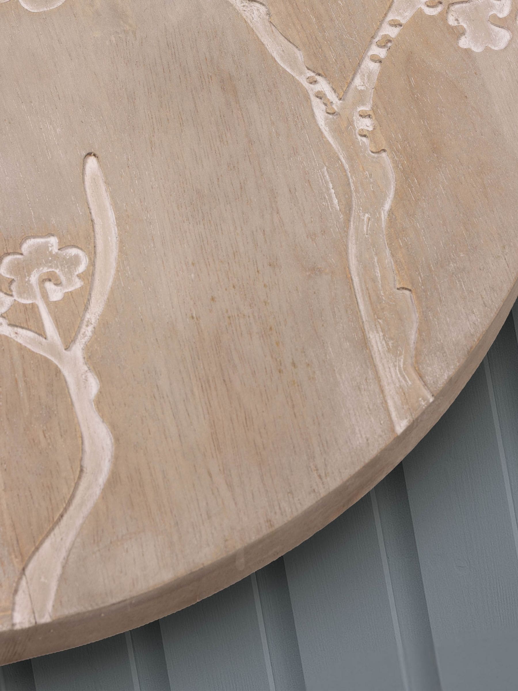 Voyage Maison Brown Paloma wooden clock (British brand)