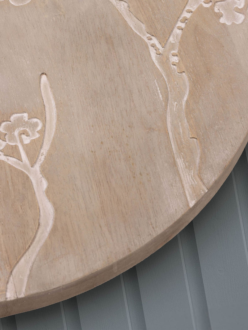 Voyage Maison Brown Paloma wooden clock (British brand)