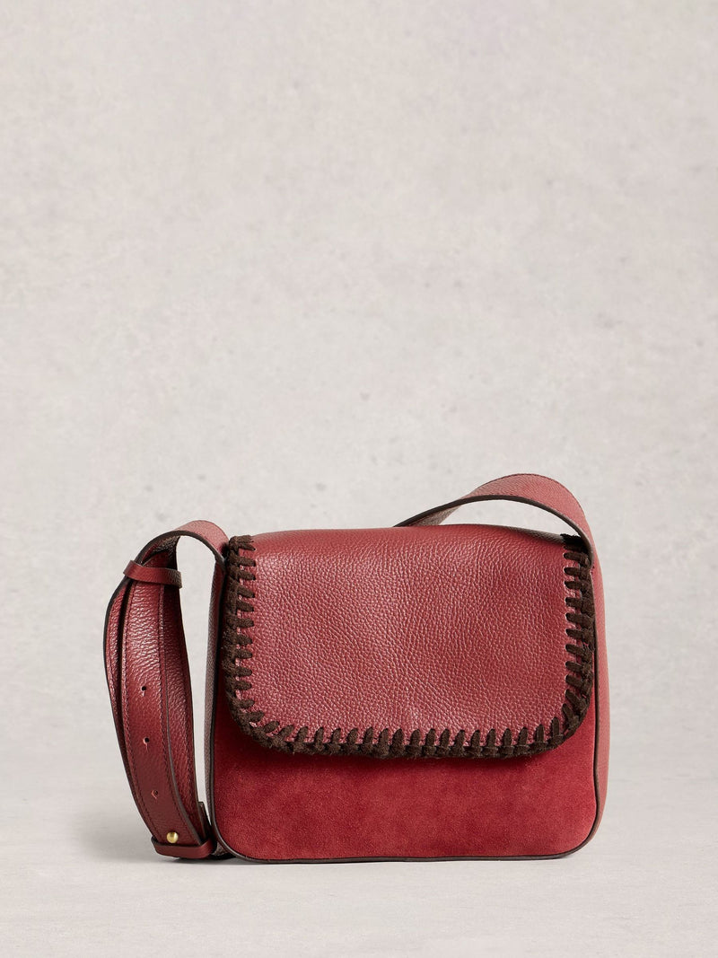 White Stuff Red Isabelle Satchel Bag