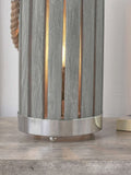 Pacific Grey small Austell wash wood lantern light - British product