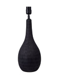 Pacific engraved wood bottle table lamp, British home decor product