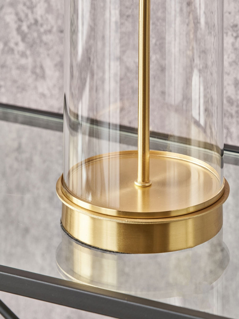 Pacific Westwood champagne gold table lamp - British product