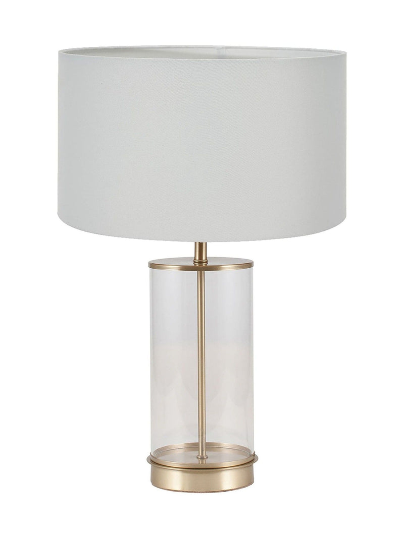 Pacific Westwood champagne gold table lamp - British product