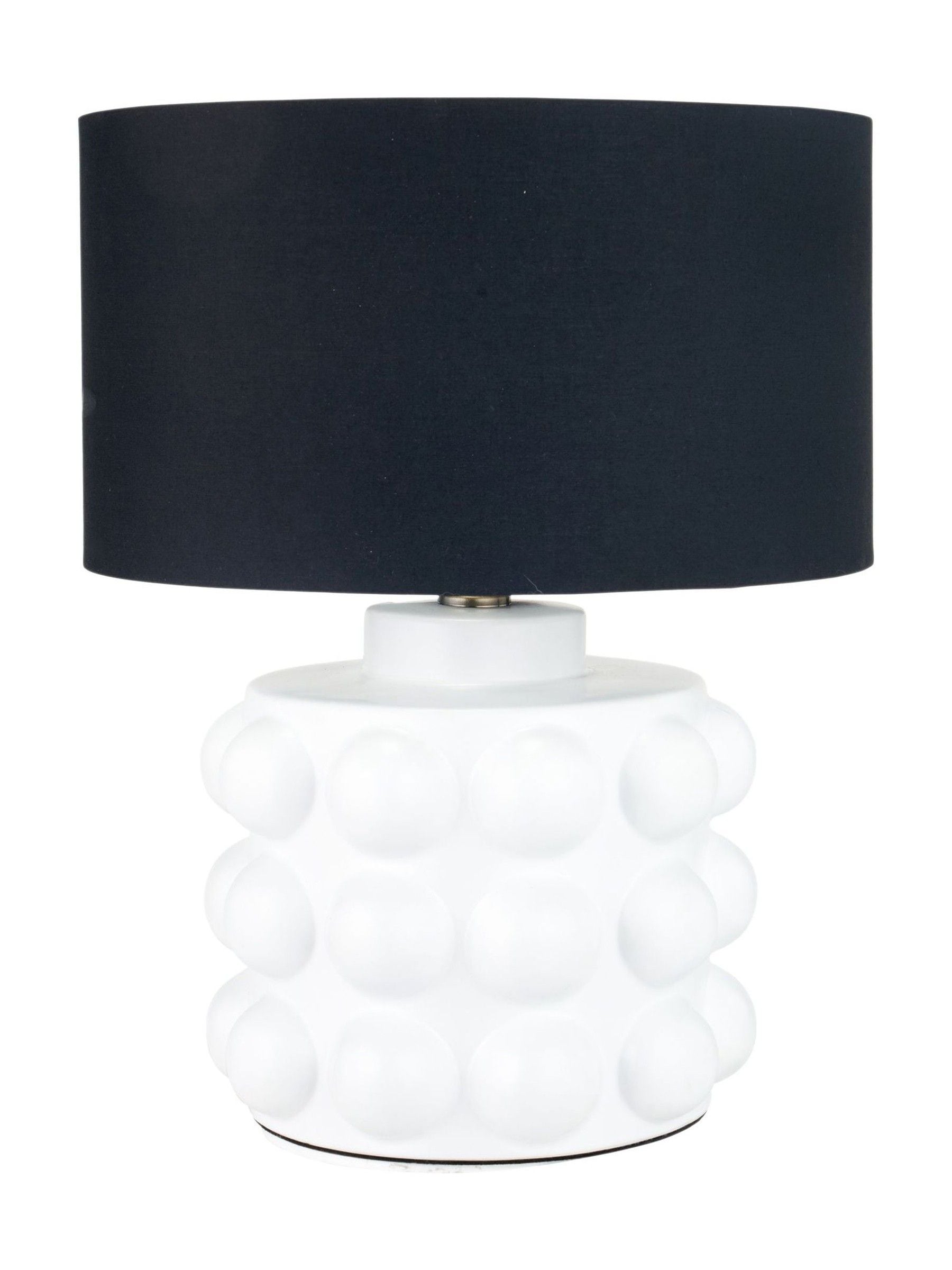 Pacific white bobbled ceramic ceiling light large, UK version