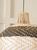 Pacific Black Rattan Woven Pendant Ceiling - British product