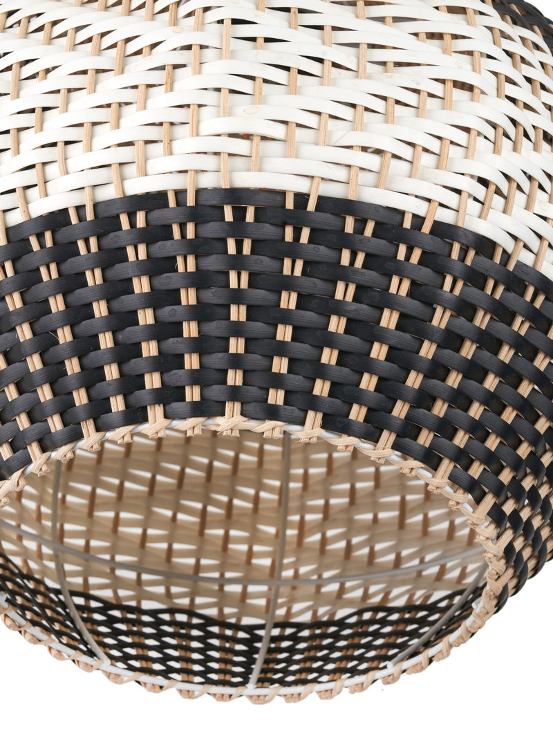 Pacific Black Rattan Woven Pendant Ceiling - British product