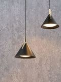 Pacific Black 3 drop LED pendant ceiling light (British brand)