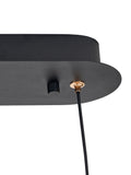 Pacific Black 3 drop LED pendant ceiling light (British brand)