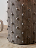 Pacific Grey Kali stoneware table lamp, UK version