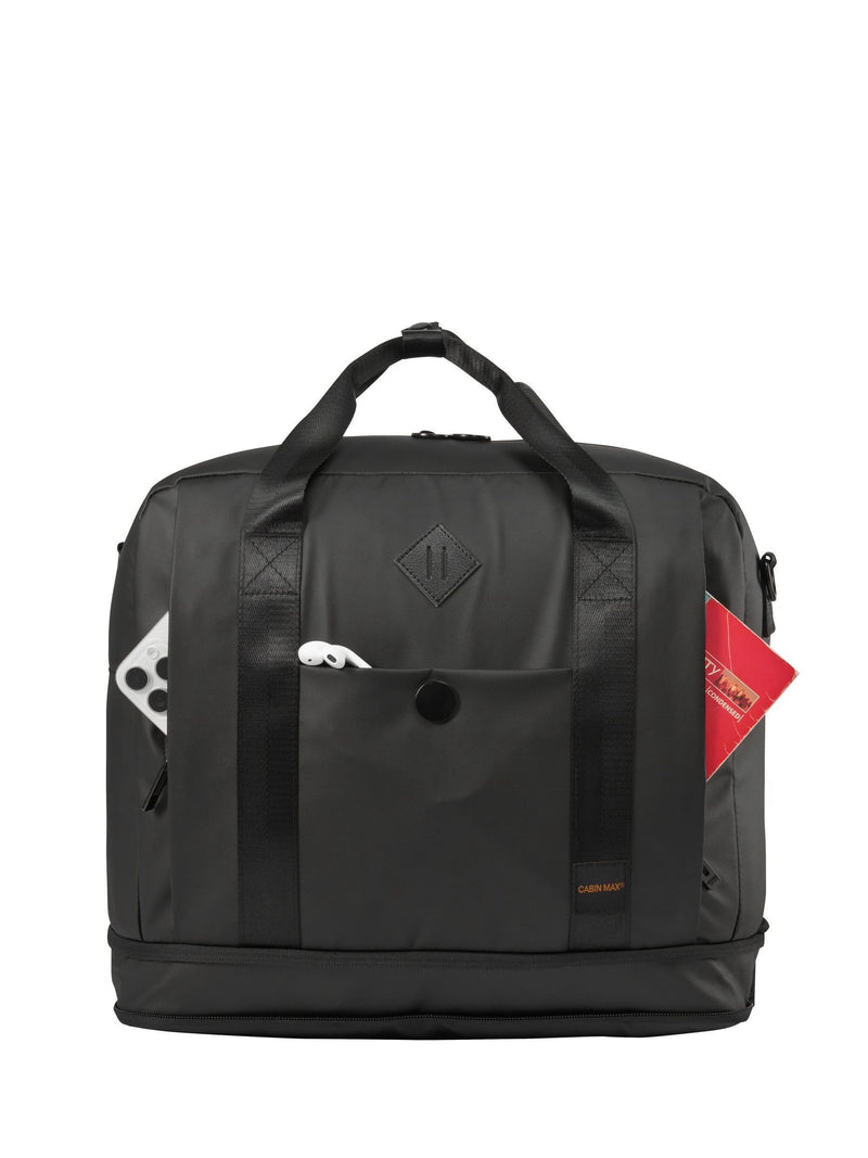 Cabin Max Black Gozo expandable underseat bag 40x30x20cm (British brand)