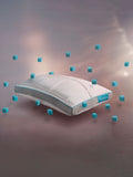 Simba Hybrid Pillow with adjustable Nanotube core and cool-touch cover, UK version