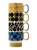 Orla Kiely Aura mug set, stoneware, 2 pieces (British brand)
