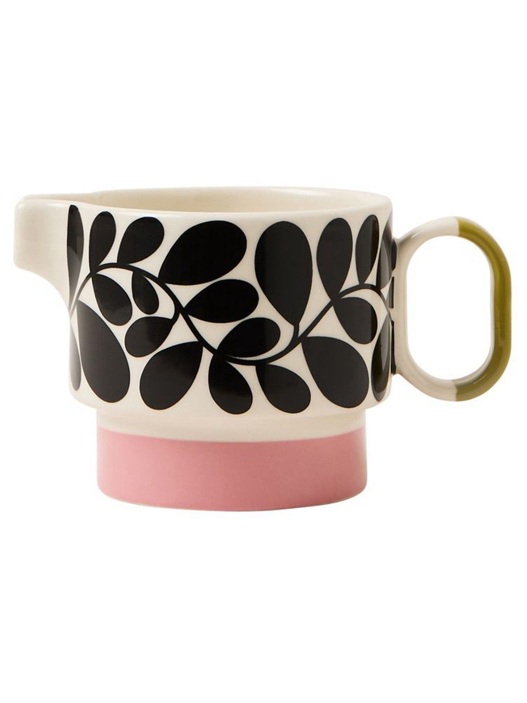 Orla Kiely Multi Sycamore Stripe stoneware milk jug (British brand)