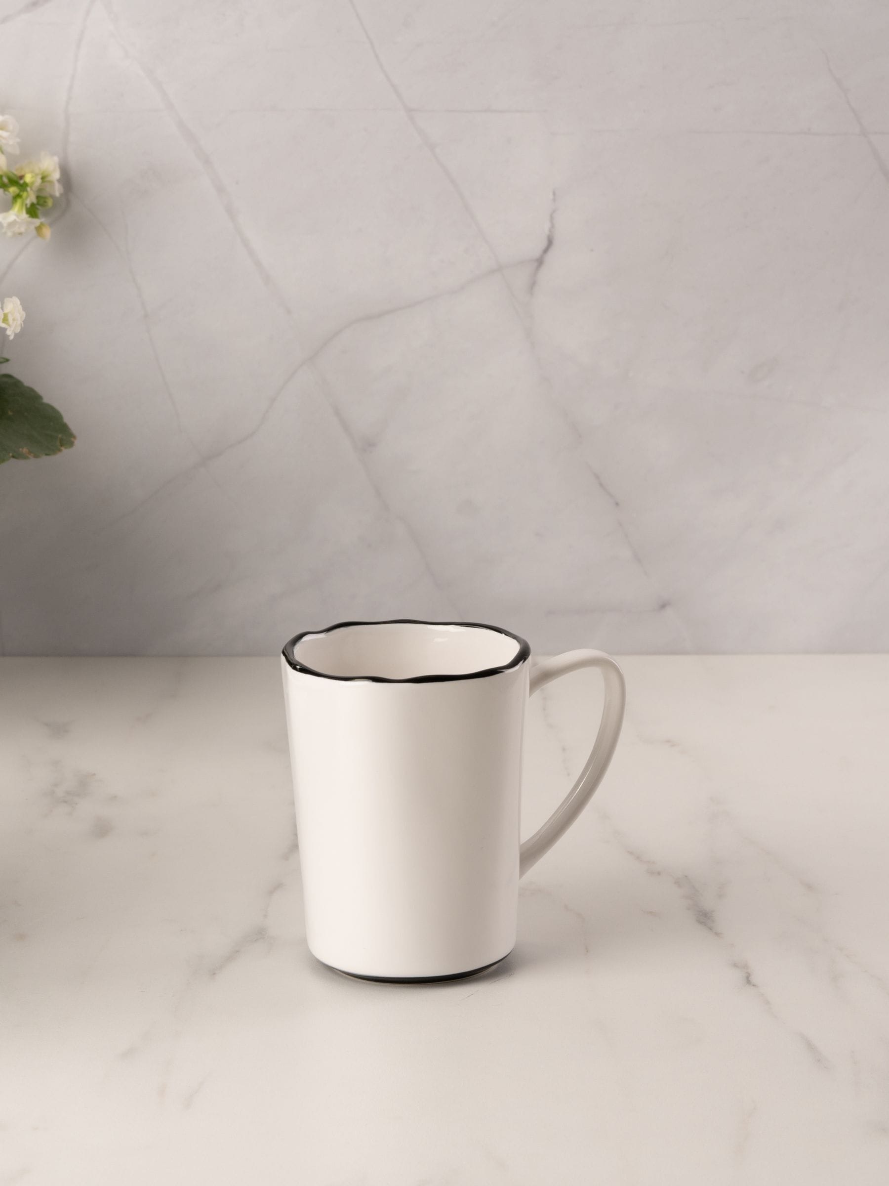 Style Sisters white tall mugs set of 4, UK version