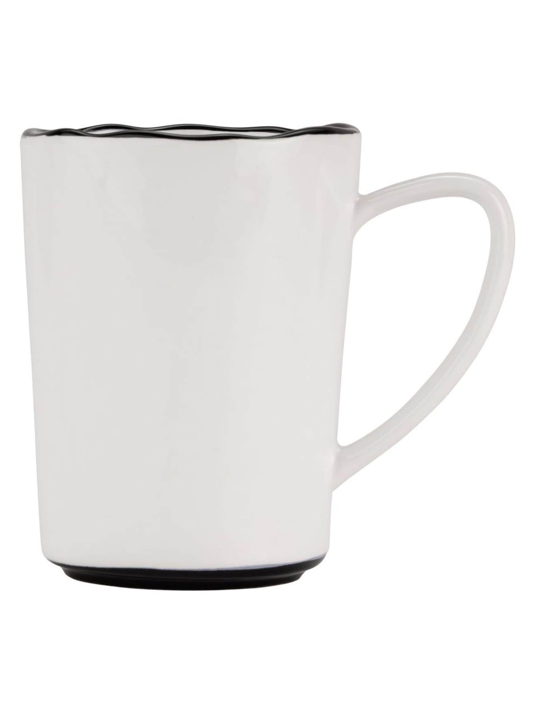Style Sisters white tall mugs set of 4, UK version