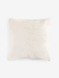 Faux fur cushion with Chill Out Zone slogan 50x50cm, imported from the UK