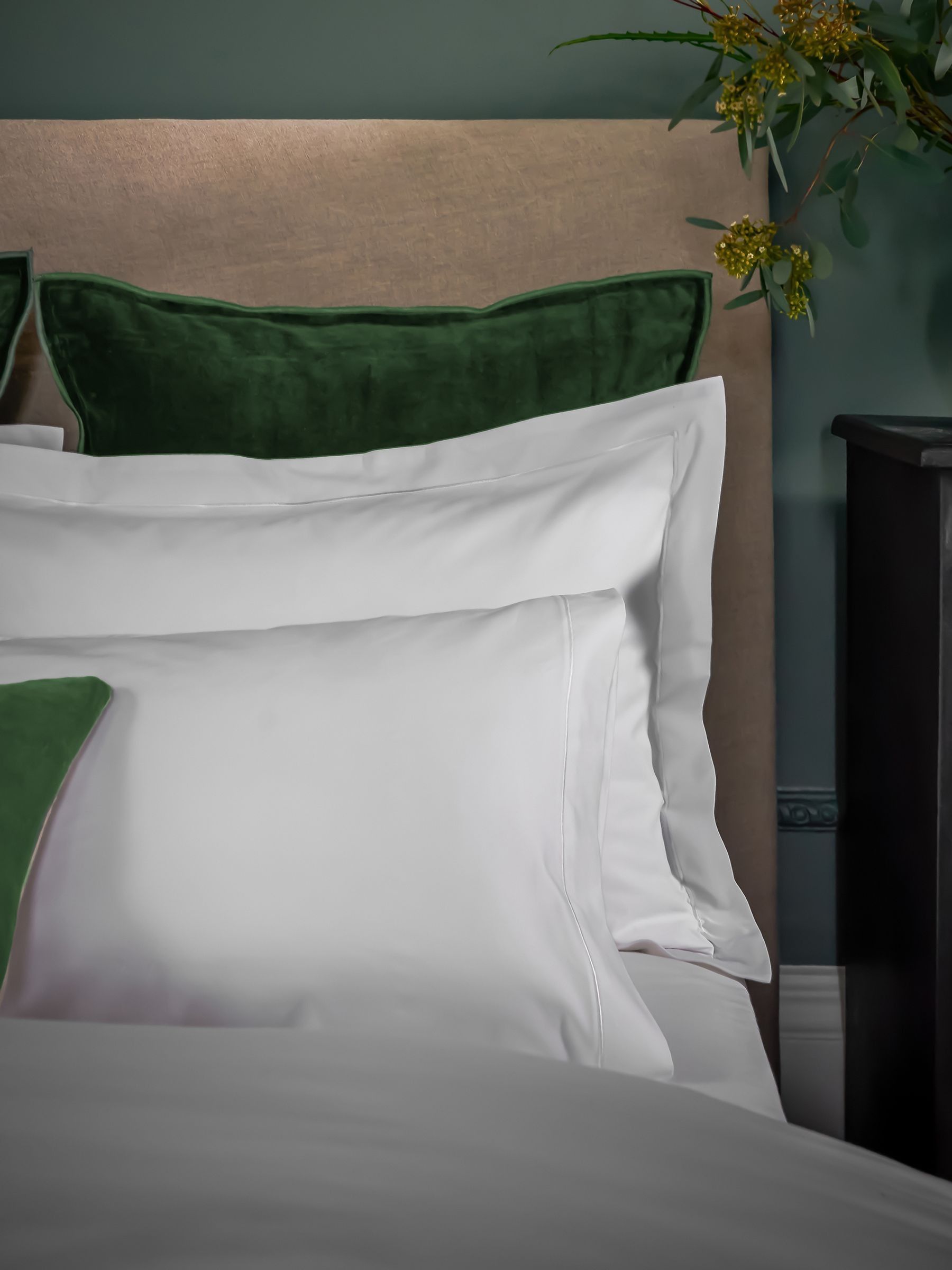 Christy Premium Sateen pillowcase pair - British product