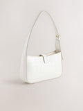 Bone croc structured shoulder bag, UK version