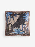 Printed panther cushion 50x50cm - British product