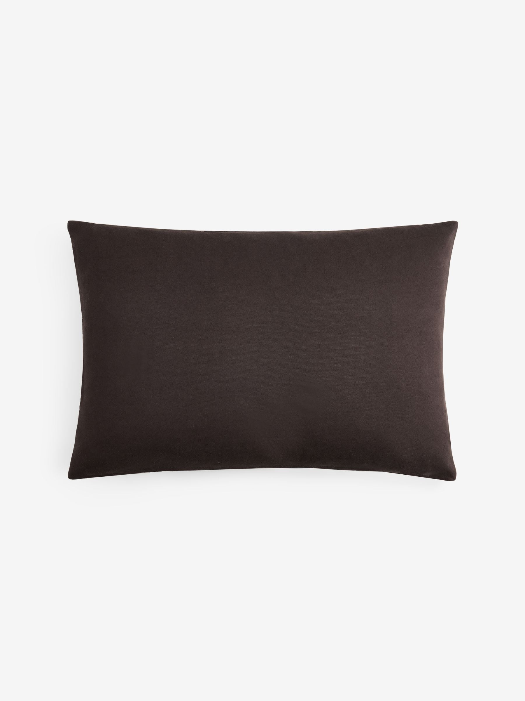 Brown cut velvet abstract zebra cushion 40x59cm, imported from the UK