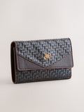 Natural Weave Detail Purse
