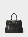 Osprey London black Oxford leather hobo bag, UK version